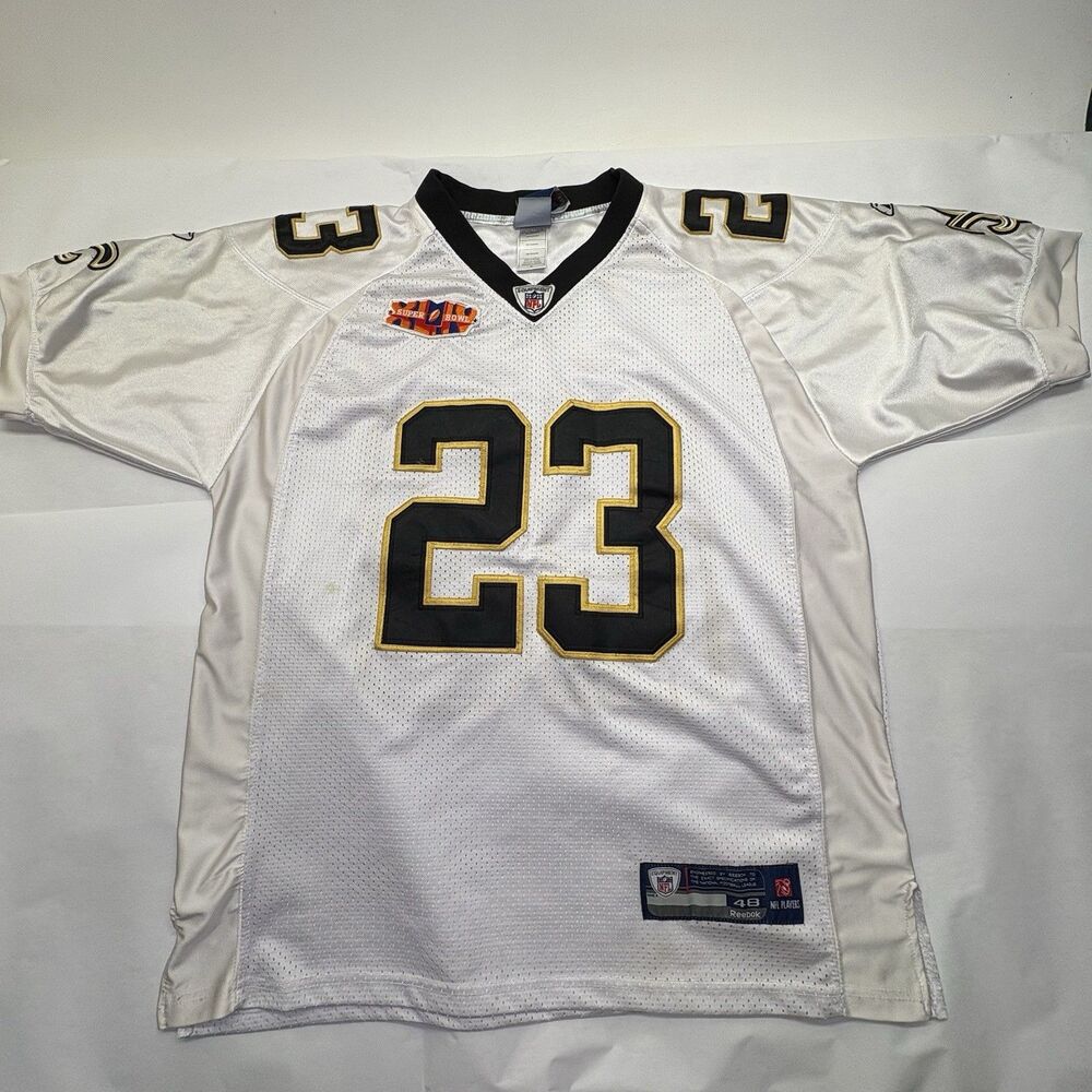 Reebok Saints Pierre Thomas Jersey Mens 48 Super Bowl XLIV Patch NFL